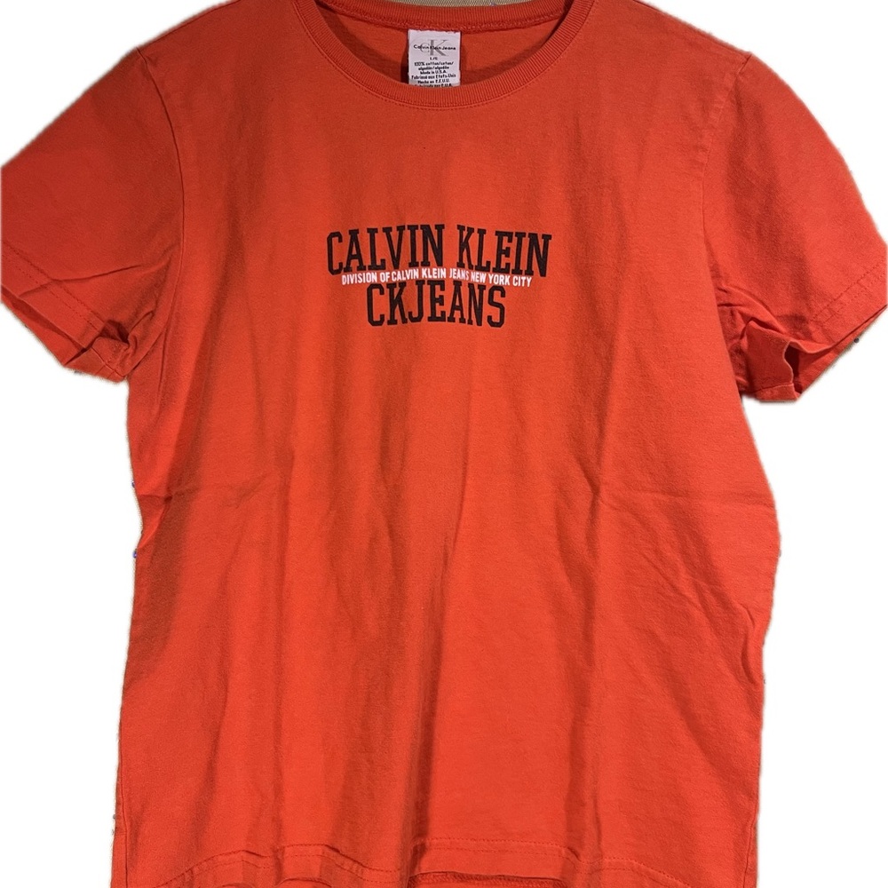 Vintage Calvin Klein Orange T-Shirt
